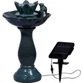 dobar Gartenbrunnen "Helena" mit Solar-Panel Wasserspiel Brunnen