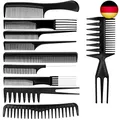 Hair Styling Kämme, Netspower 10Pcs Profi Friseur Haar Kamm Stielkamm Friseur