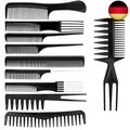 Hair Styling Kämme, Netspower 10Pcs Profi Friseur Haar Kamm Stielkamm Friseur 