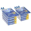 48 Varta Batterien 24x Varta AA Mignon + 24x Varta AAA Micro Longlife Power