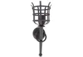 Home4Living Wandleuchte Wandfackel Fackelleuchte 230V Wandlampe Rostoptik E27, ohne Leuchtmittel, Dekorativ, Rustikal