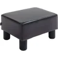 Sitzhocker Hocker Mit Kunstleder Moderner Fußhocker Kunstlederhocker Ottomane Für Schlafzimmer, Wohnzimmer, Braun - Homcom