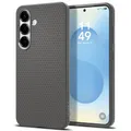 Spigen Liquid Air für Samsung Galaxy S25 Hülle mit [Stoßdämpfender Schutz], leichtes TPU, Anti-Rutsch Design –Marble Gray
