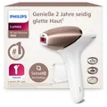Philips Lumea IPL 9000 Series - IPL Geräte Haarentfernung für bis zu 2 Jahre seidig-glatte Haut¹ mit 3 Aufsätzen für Körper & Gesicht, kabellos, Alternative zur Laser-Haarentfernung (BRI955/00)