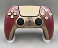 Custom Sony PS5 DualSense Controller - Rot/Gold mit TMR Hall Effect-Sticks