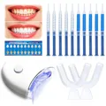 Zahnbleaching Set,Zahnweiss Bleaching Anwendungen,Teeth Aufhellung Gel,Komplett-Set für strahlend weiße Zähne,Schnelles Zähne Aufhellen Effektiv Flecken Entfernen,zähne werden sauberer