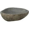 Basin Hellgrau (46-52) X (35-40) X 15 Cm Flussstein Vidaxl