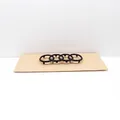 AUDI A3 Sportback 8Y Front Radiator Grille Emblem 8W0071801 MEW GENUINE