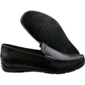 Geox Herren Mokassins schwarz, Glattleder, 2032112/41 - Schwarz - 41