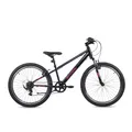 S’COOL Xroc Mountainbike 24 Zoll, 6-Gang Shimano Kettenschaltung, Alu-Hardtail, für Alltag & Gelände, Kinder 8–12 J., Farbe: Oxid/Pink
