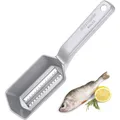 Westmark Fischentschupper mit Schuppenauffangschale, Aluminium