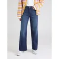 ONLY Weite Jeans ONLMadison (1-tlg) Plain/ohne Details blau L