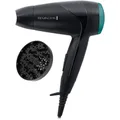 Remington D1500 On the Go Haartrockner Fön Schwarz/Grün Diffusor (2000 Watt)