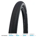 Schwalbe Unisex – Erwachsene Addix Fahrradreifen, Schwarz, 26x2.10 54-559