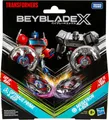 Hasbro Speed-Kreisel Beyblade X Transformers Collab Optimus Prime 4-60P vs. Megatron 4-80B