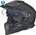 RX-968 COM Bluetooth Crosshelm Integralhelm Quad Cross Enduro Motocross Offroad Helm Pinlock Schwarz Matt XS (53-54)