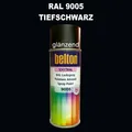 Belton Kwasny Spraydose 400ml glänzend schnelltrocknend RAL 9005 Tiefschwarz