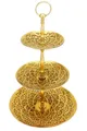 Marrakesch Orient & Mediterran Interior Etagere Orientalische Etagere Cupcake Ständer Aghdas Gold - 50 x 30cm, Aluminium, Metall, (1-tlg), Handarbeit