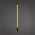 Stehleuchte SELETTI, Linea, Gelb, für Wohnzimmer, Glas, Design - 135.6