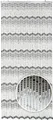 Kobolo Türvorhang Perlenvorhang MOUNTAIN - black white - 90x200 cm (1 St), Ösen, transparent