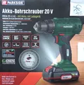 Parkside PBSA 20-li A1 Akku Bohrschrauber Akkuschrauber X20V Team mit Akku NEU