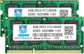 Motoeagle 8GB (2x4GB) PC3 8500S DDR3 1066MHz SODIMM, Grün 8500 4GBx2