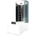 AcquaVapore Kombination Badewanne Dusche K50-L33 Duschtempel 170x100 cm