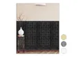 relaxdays Wandpaneel Wandpaneele selbstklebend im Set, (10-tlg) schwarz