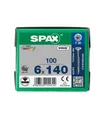 SPAX Ø 6,0 mm - Senkkopf T- STAR plus - Teilgewinde - WIROX 140 mm