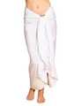 PANASIAM Sarong uni white, 250x116cm