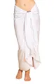 PANASIAM Sarong Pareo einfarbig in 2 Größen als Strandtuch Strandkleid Strandrock, Viskose, oder Bikini Cover-up Tuch für den Strand Schultertuch Schal Halstuch
