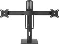 PM-OFFICE-ST-02 - Monitor Standfuß, 2 Displays, 17'' - 27'', schwarz