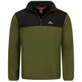Höhenhorn Fleecepullover Skyja Herren Fleece Pullover für Männer Sweatshirt 1/4 Zip Microfleece grün|schwarz XL
