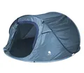 XXL Pop Up Wurfzelt blau 240 x 210 cm - 3 Personen - Sofortzelt für Trekking und Camping - Automatisches Sofortzelt Einhandzelt Trekking Camping Zelt inklusive Heringe + Spannseile wasserdicht