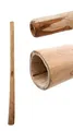 Didgeridoo aus Teakholz naturbelassen geölt Länge 100cm für Kinder & Anfänger geeignet vergleichbar mit Eukalyptus aber preiswerter klarer Ton Rissstabilität Weltmusik Aborigines Percussion