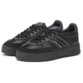 Tommy Jeans THE GREENWICH EDGE FLATFORM Plateausneaker, Freizeitschuh, Halbschuh, Schnürschuh mit Logoschriftzug schwarz|silberfarben 39 EU
