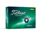 Titleist AVX 2024 Golfbälle 12 Stück Gelb