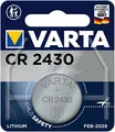 VARTA Lithium 6430 CR2430 BL1 Knopfzelle 3V für kleine Geräte