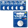 6x Varta Knopfzellen Lithium Batterien CR 2430 CR2430 3V Blister