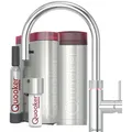 Quooker Flex Round Set mit COMBI Reservoir & CUBE verchromt glänzend **inkl. CUBE Filter Starter Paket** FXRCHR COMBI CUBE2 *inkl.