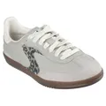 Skechers Damen Hotshot Shimmering SpotsSneaker, Taupe Duraleather Lederbesatz, 38 EU