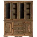 Buffet Sheesham 150x45x180 grau geölt LEEDS #01