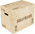 GORILLA SPORTS® Plyo Box - 24 Zoll, 61 x 51 x 76 cm, bis 200kg Belastbar, Holz - Jump Box, Sprungbox, Plyometric Plattform, Plyometrisches