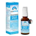 Berg Nutrition Melatonin Einschlaf-Spray - 30 ml veganes Mundspray, hochdosiert und 100% Vegan, mit 0,5 mg Melatonien und 0,5 mg Baldrian Extrakt pro Sprühstoß, alkoholfrei, Abfüllung in Deutschland