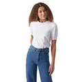 VERO Moda Damen Vmkerry 2/4 O-Neck Top VMA Noos Shirt, Bright White, L EU