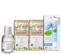 3er Set / 2 x NATURDUFT Sonnenseite Eau de Parfum, 2 x 50 ml - Naturparfum mit voll inspirierender Lebendigkeit. + Lippenpflege