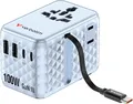 VERBATIM REISEADAPTER 100W BLAU