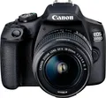 Canon EOS 2000D Kit 18-55mm DC III Digitale Spiegelreflexkamera EF-S 18-55mm IS III 24.1 Megapixel Schwarz Optischer Sucher, mit