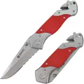 Rettungsmesser Economy I Rescue Messer + Gurtschneider, Glasbrecher, Gürtelclip