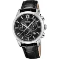Festina Herren Uhr Swiss Lederarmband schwarz D2UF20041/4 - Schwarz